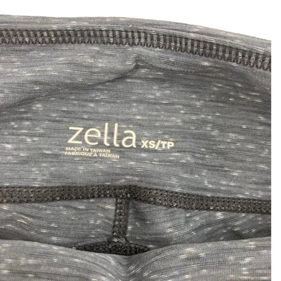 Zella Womens Gray and Pink Color Block Full Length Leggings Size XS - Picture 3 of 10